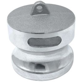 (Type DP) Dust Plug Male Camlock Adapter Aluminum | Select Size