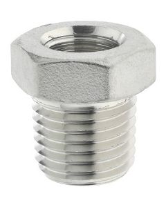 3/4" Male x 1/4" Female 316 Stainless Steel NPT Pipe Thread Hex Bushing 150# Fitting