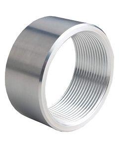 (10 Pack) Aluminum 2" NPT Half Coupling Weld Bung - Made in the USA