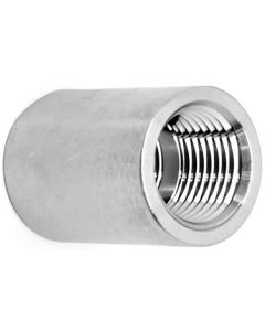 (15 Pack) Aluminum 1/8" NPT Pipe Thread Straight Full Coupling Fittings - Made in the USA
