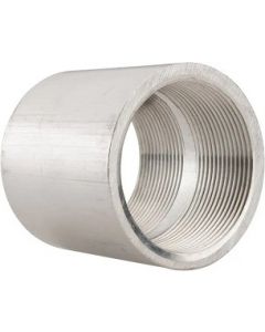 Aluminum 3" NPT Pipe Thread Straight Full Coupling Fitting - Made in the USA