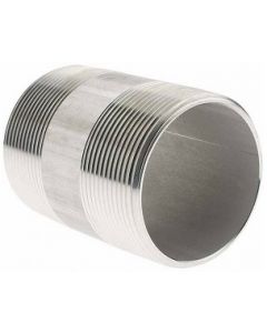 Aluminum 4" NPT x 5" Long Schedule 40 Seamless Pipe Thread Nipple