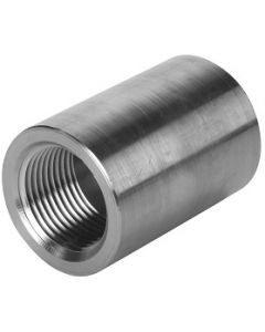 (4 Pack) High Pressure 316 SS 2" NPT Forged Stainless Steel Full Coupling 3000 PSI Fitting