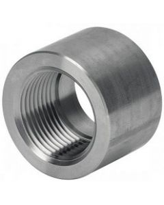 1" NPT 316 SS High Pressure Weld Bung Half Coupling Forged Stainless Steel 3000 PSI Fitting 