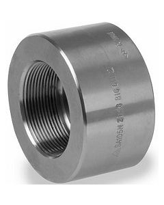1-1/4" NPT Half Coupling Forged 304 Stainless Steel 3000 Fitting | Coyote Gear