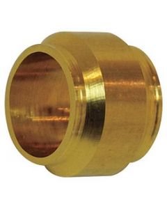 (50 Pack) Brass 6mm Metric Compression Ferrule Sleeve MM Rings