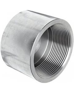 1/2" NPT High Pressure 316 SS Female Pipe Thread End Cap Forged Stainless Steel 3000 PSI Fitting