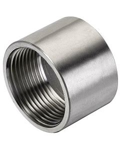 1-1/4" NPT Pipe Thread 316 Stainless Steel Half Coupling