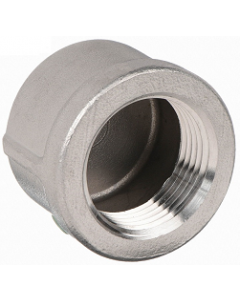 1/2" NPT Threaded Pipe Cap 316 Stainless Steel 150 Fitting