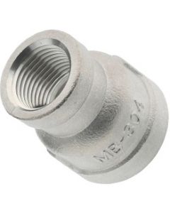 1" x 1/4" Stainless Steel Reducing Female NPT Pipe Coupling