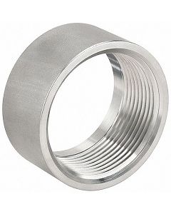1-1/4" NPT Pipe Thread 316 Stainless Steel Half Coupling