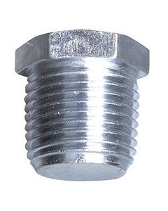 1/4" NPT High Pressure Forged Carbon Steel Hex Head Solid Male Pipe Thread Plug Class 3000