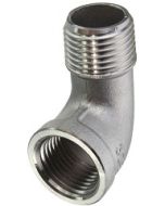 1/2" NPT 304 Stainless Steel Street Elbow Pipe 150 Threaded Fitting