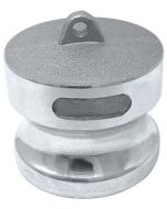 (Type DP) Dust Plug Male Camlock Adapter Aluminum | Select Size