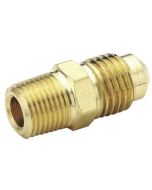 Brass 45-Degree Flare x NPT Thread Union Male Adapter Fitting | Select Size