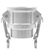 (Type B) 2" Male NPT x 2" Female Camlock Adapter Aluminum Steel Fitting