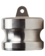 (Type DP) 2" Dust Plug Male Camlock Adapter 316 Stainless Steel Fitting
