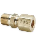 Compression Tube x NPT Male Thread Brass Fitting | Select Size