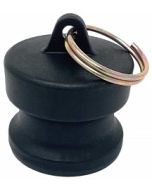 (Type DP) Dust Plug Male Camlock Adapter Polypropylene | Select Size