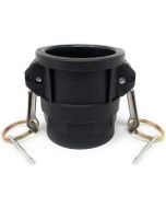 (Type D) Female NPT x Female Camlock Coupler Polypropylene | Select Size