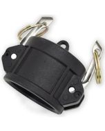 (Type DC) Dust Cap Female Camlock Coupler Polypropylene | Select Size