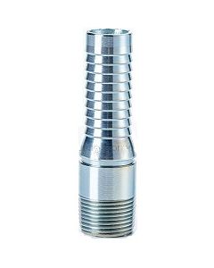 1/2" King Combination KC Nipple | Steel Hose Barb Pipe Fitting