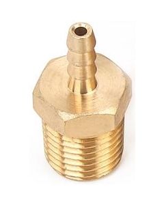 1/8" Hose Barb x 1/4 NPT Male Thread | Brass Fitting
