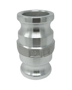 (Type AA) Male x Male Camlock Adapter Stainless Steel | Select Size