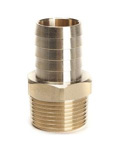 1" Hose Barb x 3/4 NPT Male Thread | Brass Fitting