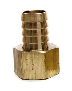 3/4" Hose Barb x 3/4 NPT Female Thread | Brass Fitting