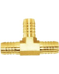 5/8" Hose Barb Brass Tee Fitting | Coyote Gear