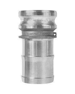 (Type E) 2" Hose Shank x 2" Male Camlock Adapter Aluminum Fitting