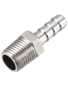 1/4" Hose Barb x 1/4 NPT Male Thread | Aluminum Fitting