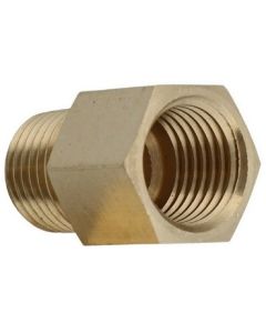 1/4" Female x 1/8" Male NPT Threaded Brass Adapter