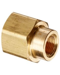 NPT Brass Reducing Hex Female Coupling | Select Size