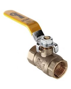 NPT Female (Lead Free) Brass 2-Piece Full-Port Ball Valve 600 PSI WOG | Select Size