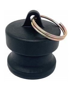 (Type DP) Dust Plug Male Camlock Adapter Polypropylene | Select Size
