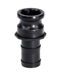(Type E) Hose Barb Shank x Male Camlock Adapter Polypropylene | Select Size
