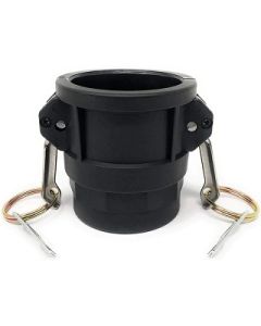 (Type D) Female NPT x Female Camlock Coupler Polypropylene | Select Size