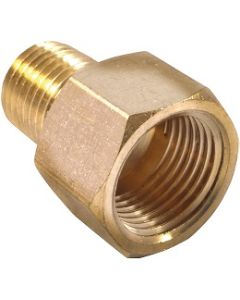 (5 Pack) 3/4" Female x 1/2" Male NPT Pipe Thread Reducing Adapter Brass Fitting