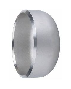 (Schedule 40) 12" Pipe 316 Stainless Steel Butt Weld Cap Fitting