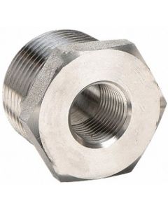 NPT Threaded Pipe Plug Forged Stainless Steel 3000 High Pressure Fitting | Select Size and SS Type