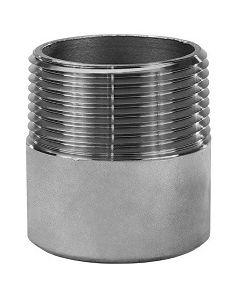 TOE (NPT Threaded One End) Stainless Steel  Pipe Nipples | Select Size