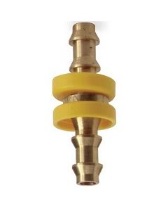 1/4" Hose Barb Splicer Mender | Brass Fitting