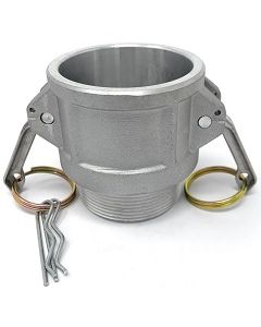 (Type B) Male NPT x Female Camlock Coupler Stainless Steel | Select Size and SS Type