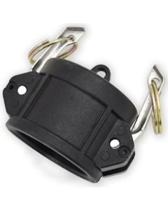 (Type DC) Dust Cap Female Camlock Coupler Polypropylene | Select Size