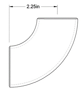 1-1/2" Butt Weld 90 Specs