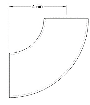 3" Butt Weld 90 Specs