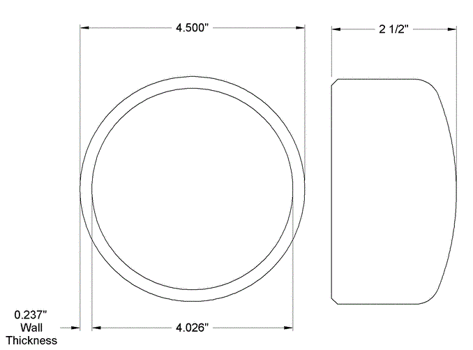 schedule-40-4-pipe-304-stainless-steel-butt-weld-cap-fitting