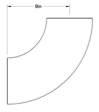 6" Butt Weld 90 Specs